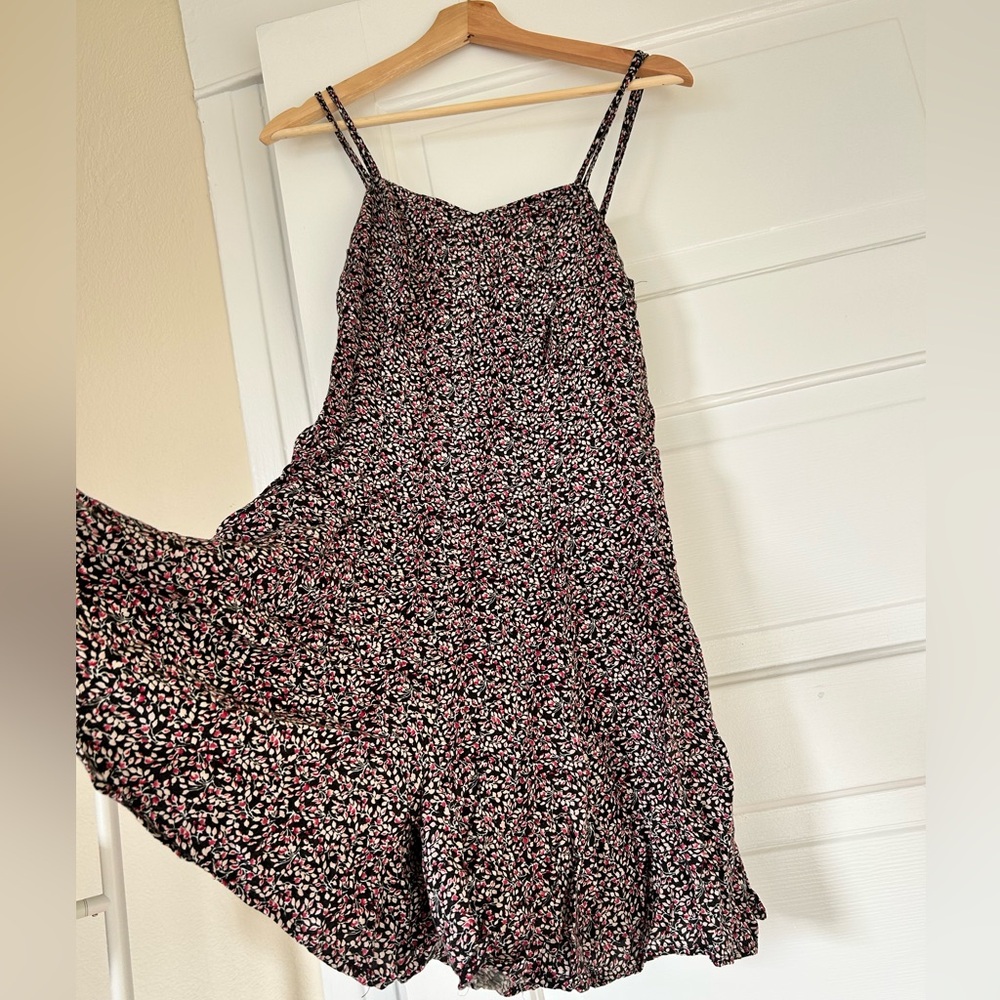 Cute vintage floral romper dress